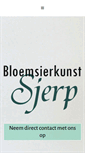 Mobile Screenshot of bloemsierkunstsjerp.nl