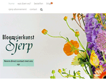 Tablet Screenshot of bloemsierkunstsjerp.nl